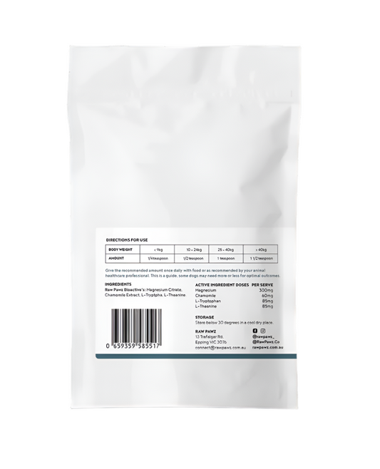 Anxiety & Stress Relief powdered supplement for dogs