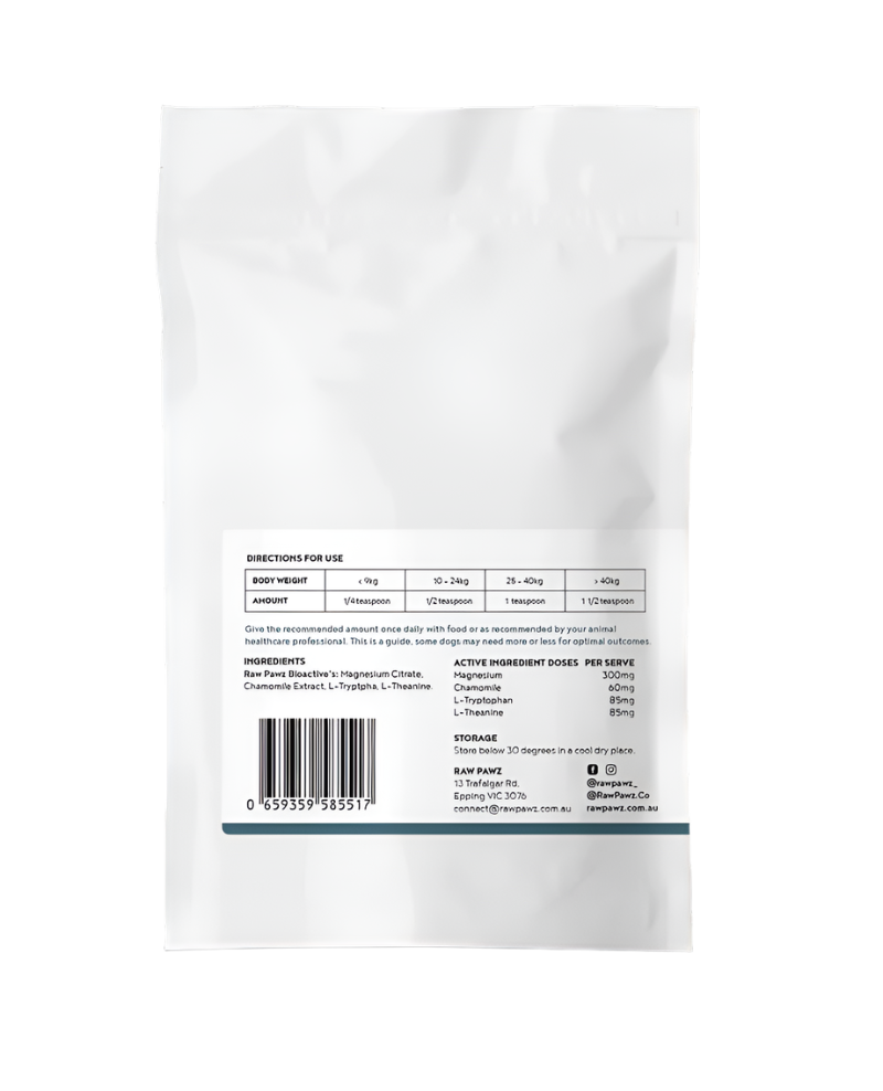 Anxiety & Stress Relief powdered supplement for dogs