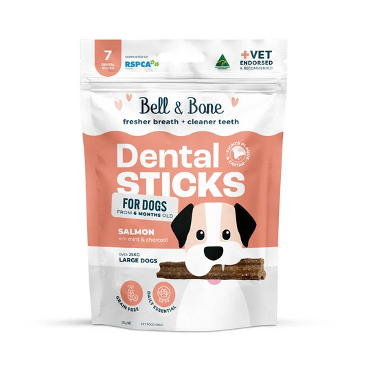 Salmon Mint & Charcoal adult dog dental sticks