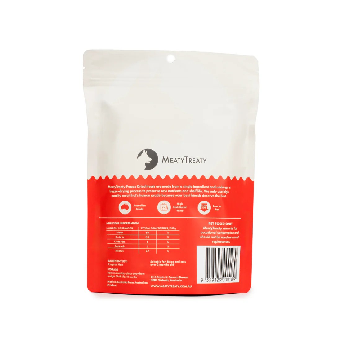 Kangaroo Steak freeze dried treats