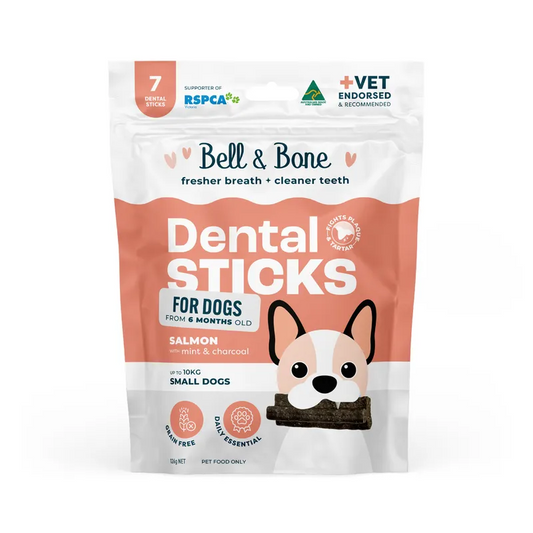 Salmon Mint & Charcoal adult dog dental sticks