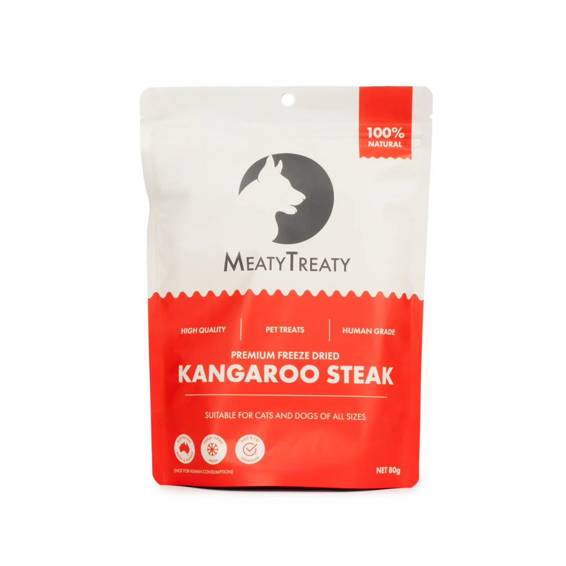 Kangaroo Steak freeze dried treats