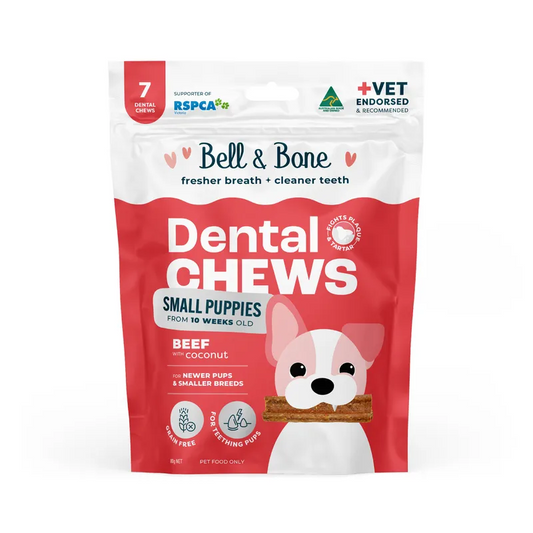 Beef & Coconut puppy dental chews