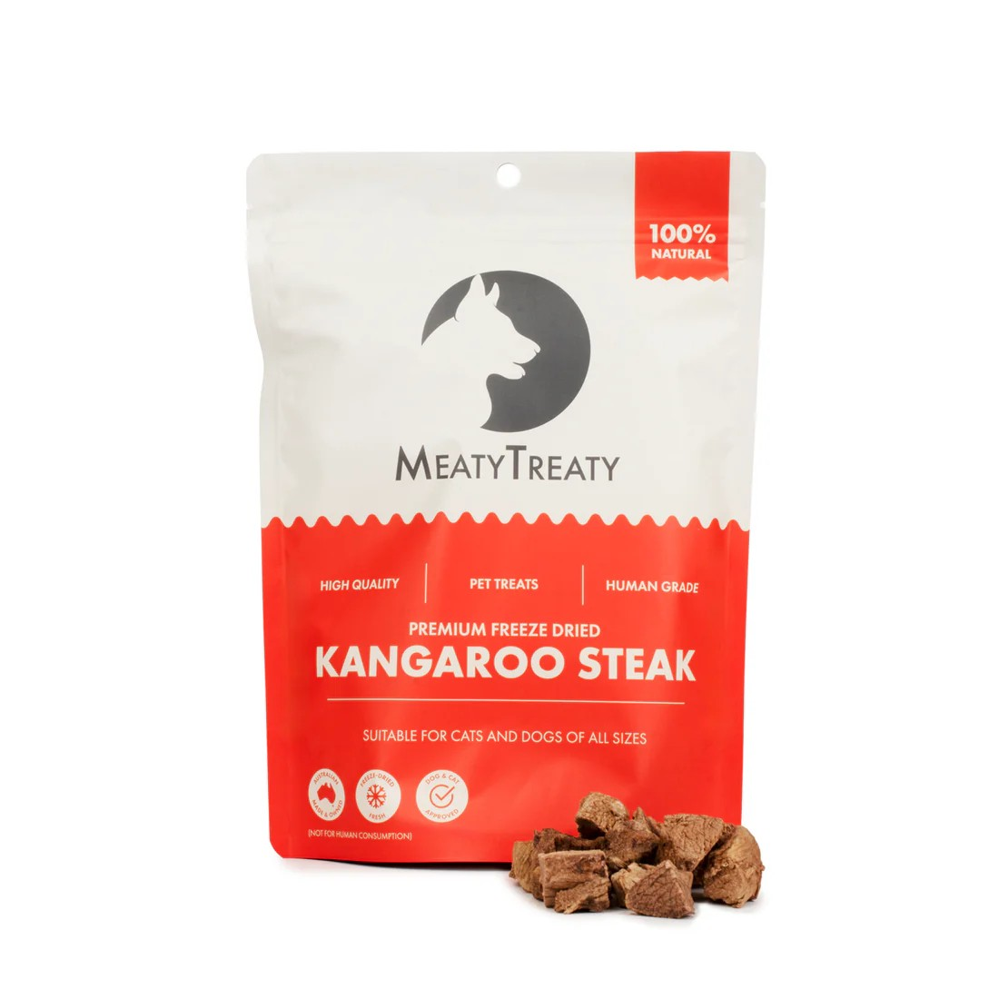 Kangaroo Steak freeze dried treats