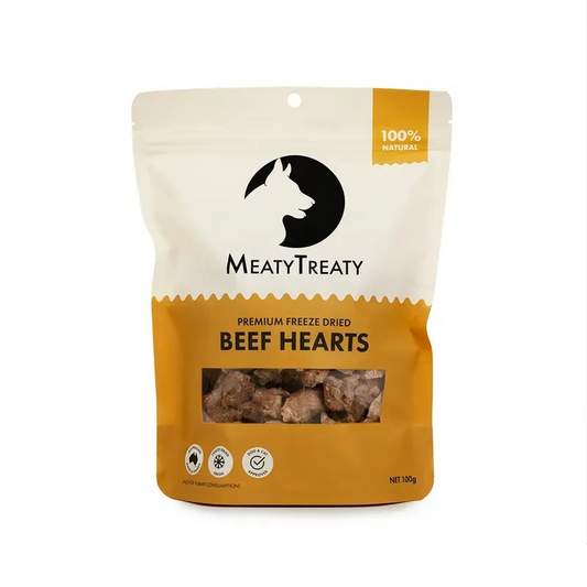 Australian Beef Hearts freeze dried treats