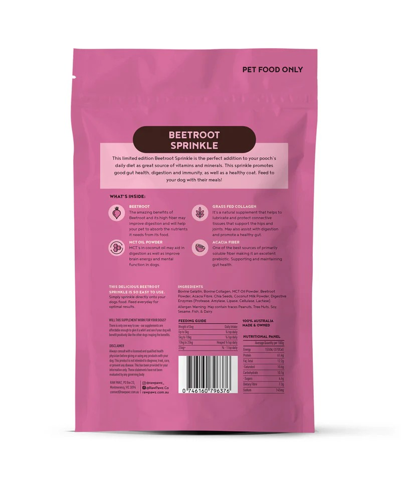 Gut Health Beetroot Sprinkle meal topper