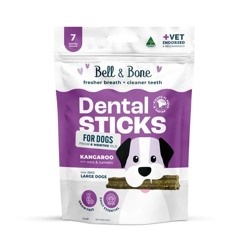 Kangaroo Mint & Turmeric adult dog dental sticks