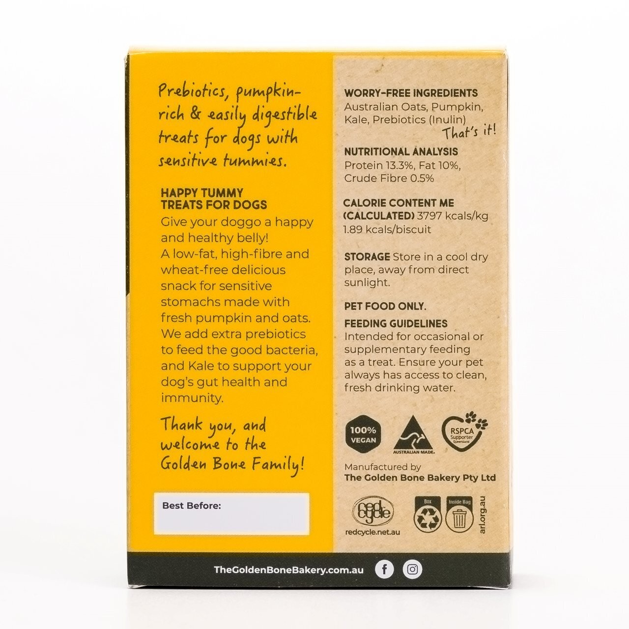 Happy Tummy oven baked treats