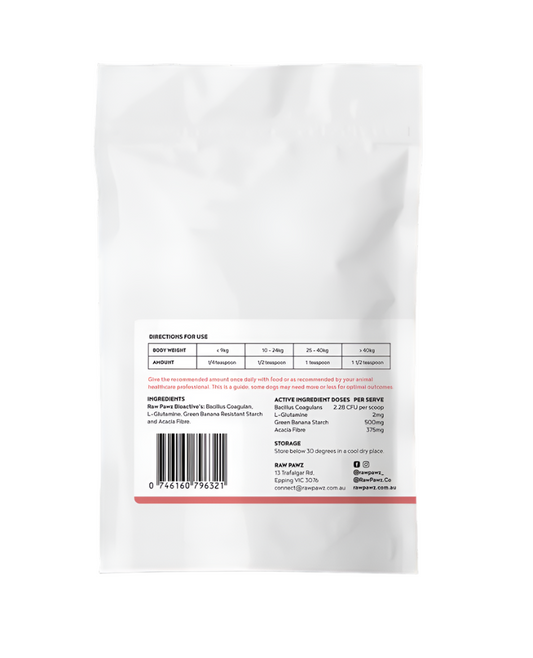 Probiotic Gut Health powdered supplement for dogs